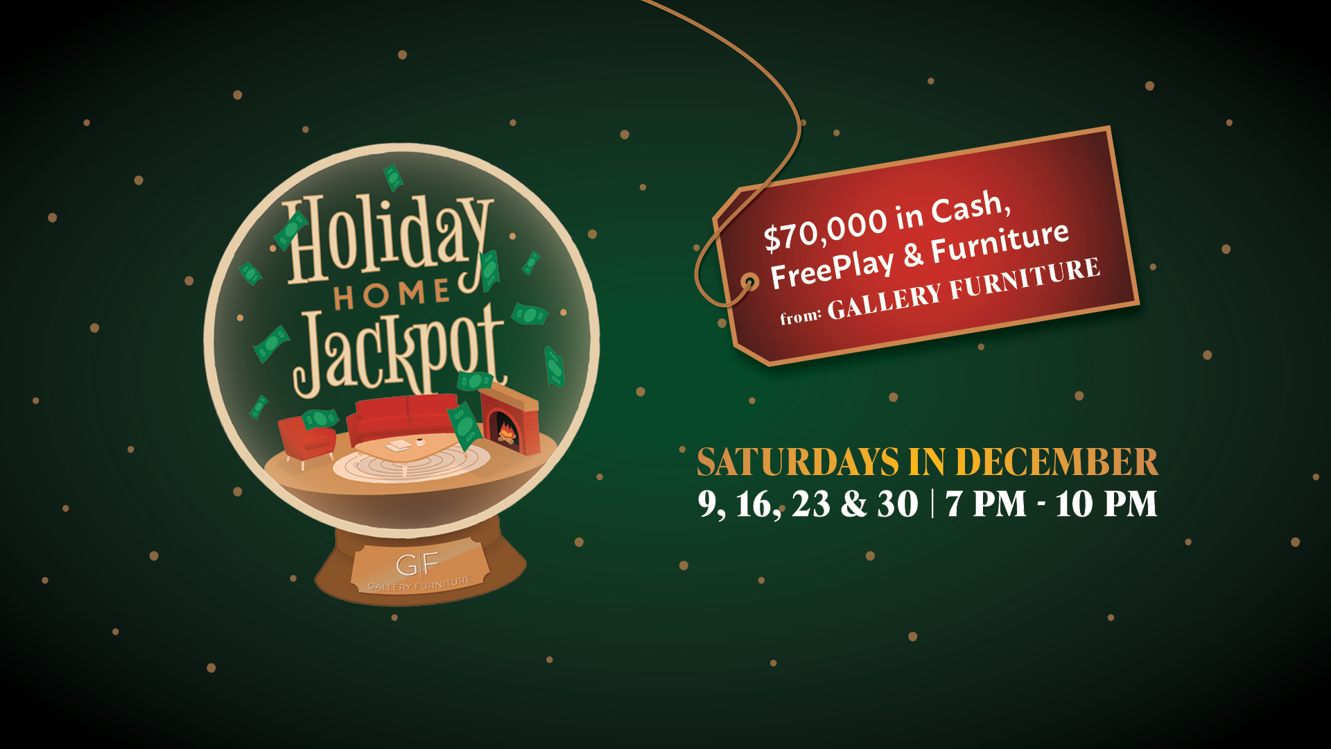 Poster image for Holiday Home Jackpot promotion
