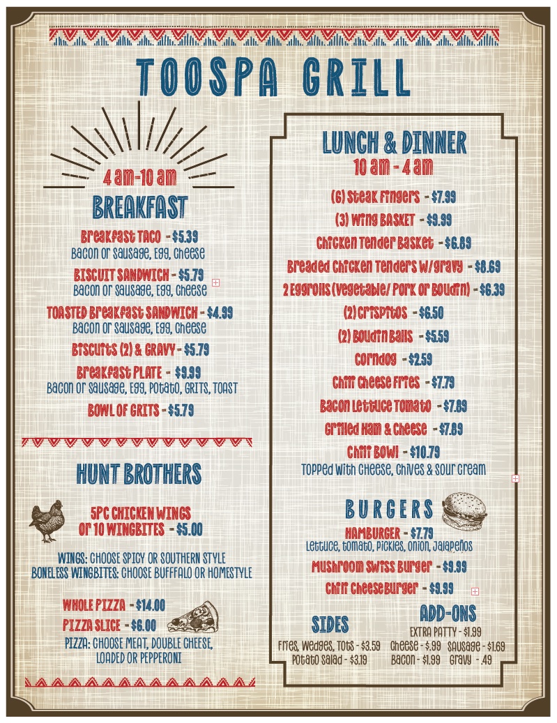 Image of Ischoop Grill Menu