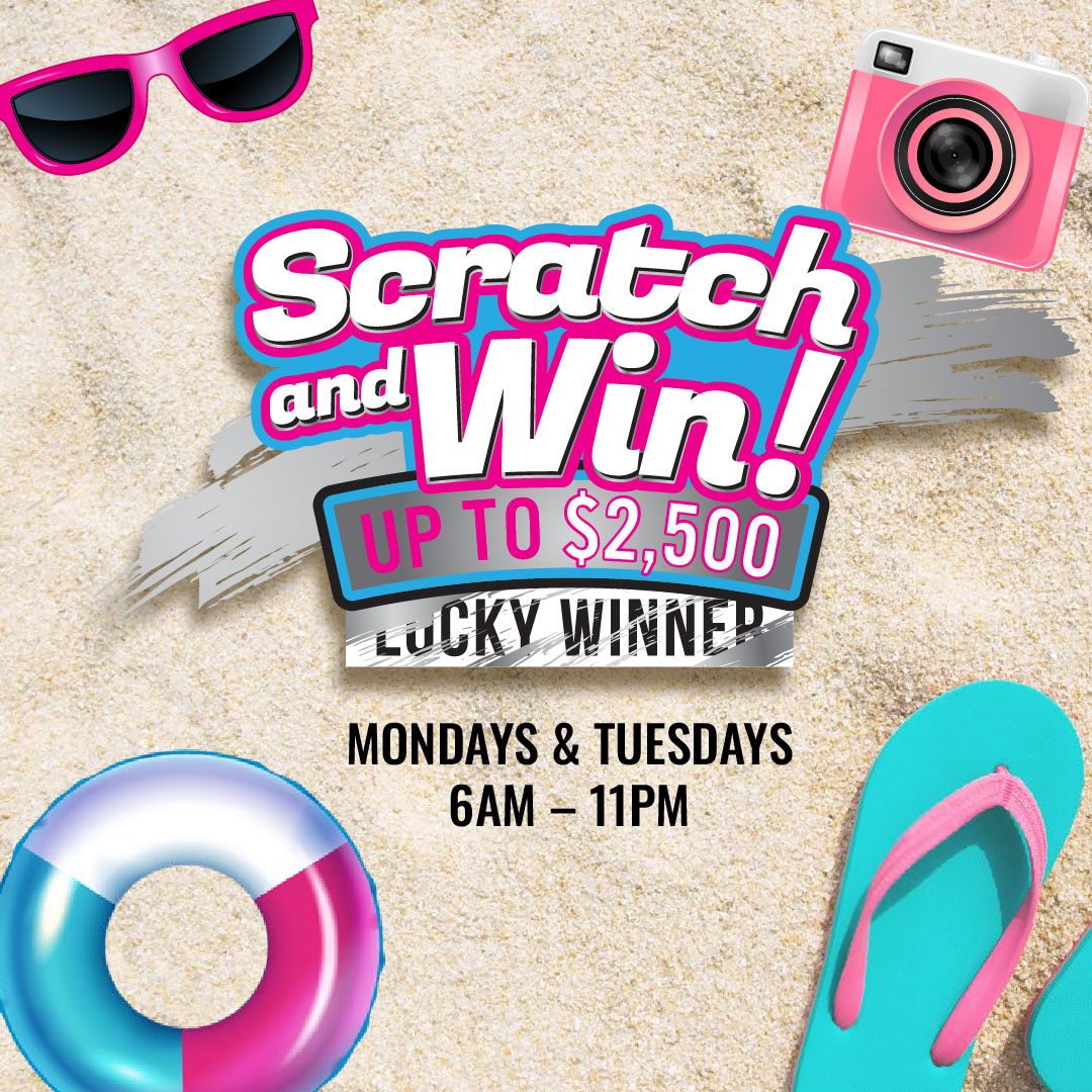 Scratch and Win! June promotion image