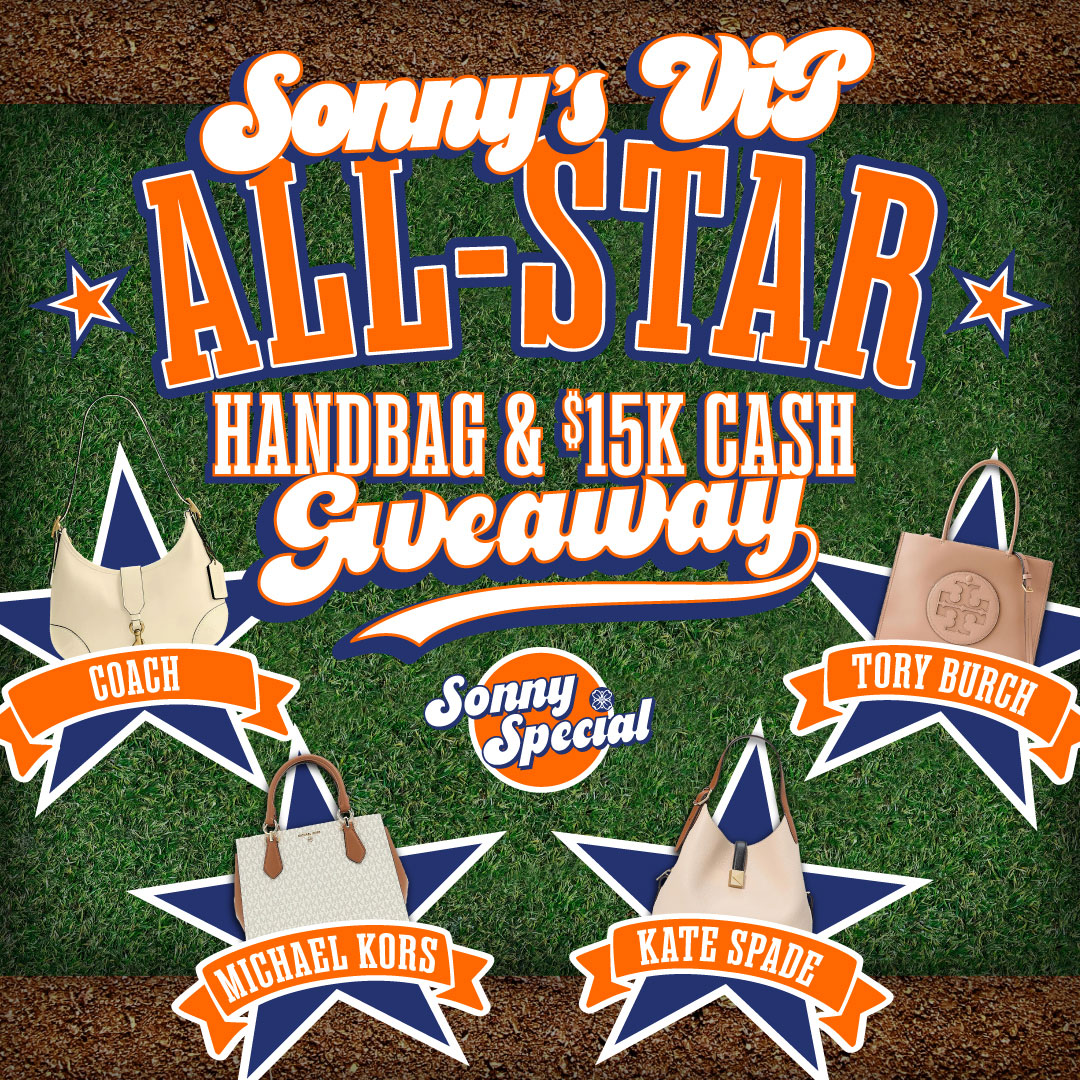 Sonny's VIP All-Star Handbag Giveaway promotion image