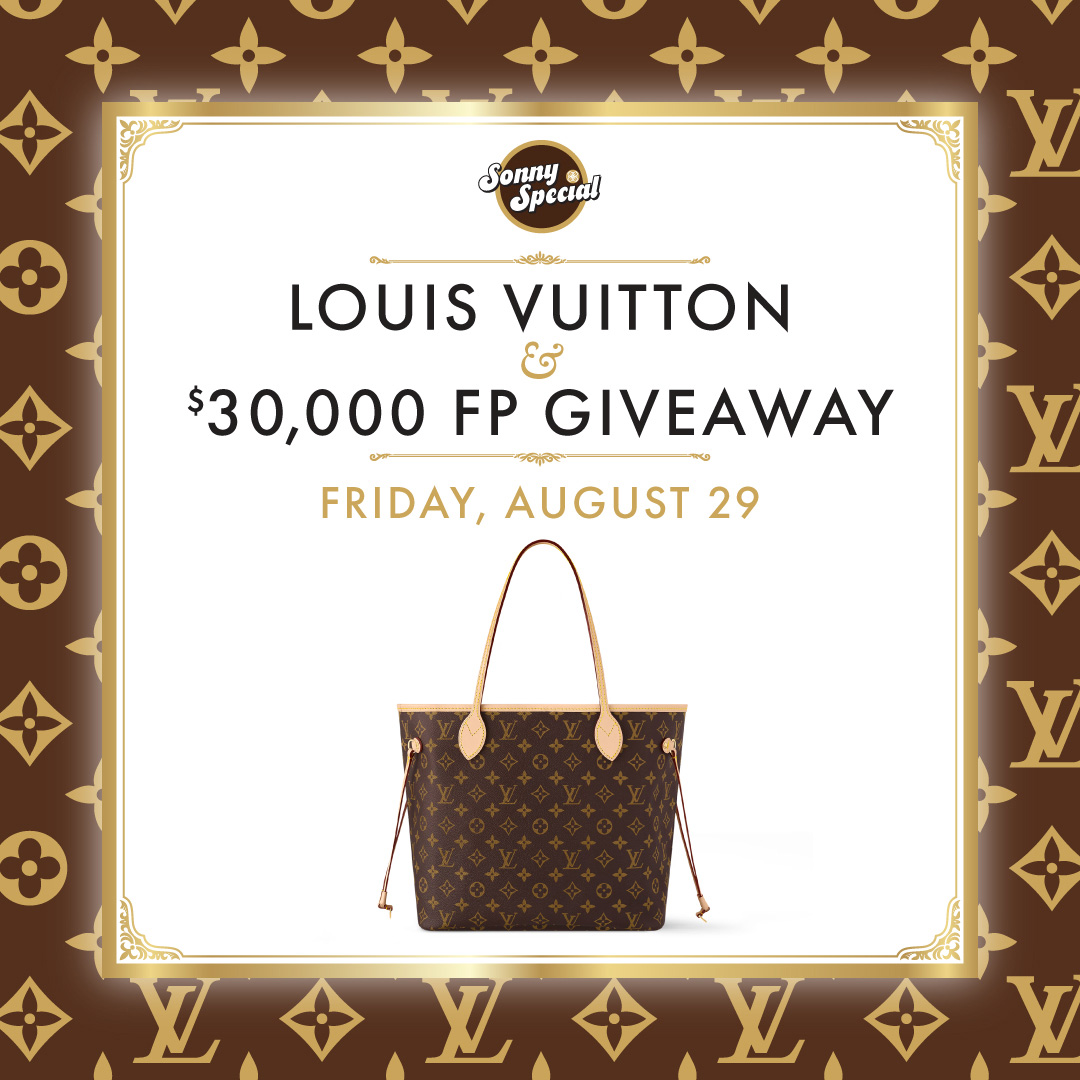 Image for Louis Vuitton Freeplay Giveaway promotion.