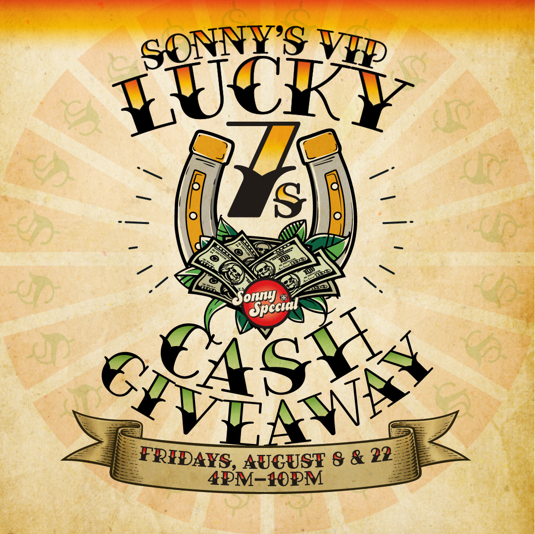 Image for Sunny's VIP Lucky 7s promotion.