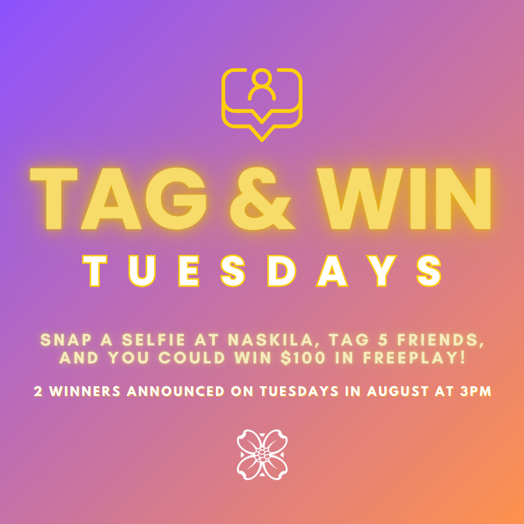 Image for Tag and Win Tuesdays promotion.
