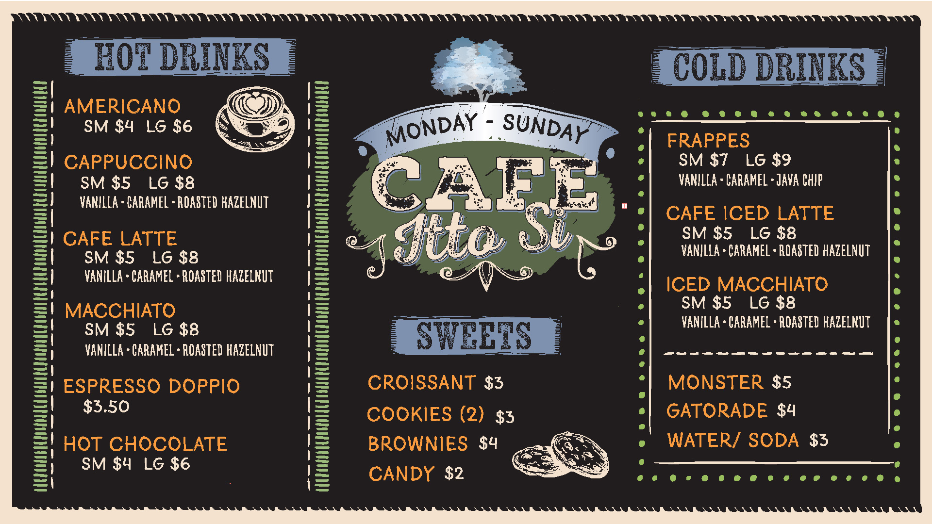 Cafe Itto Si Menu 1 - September 2025