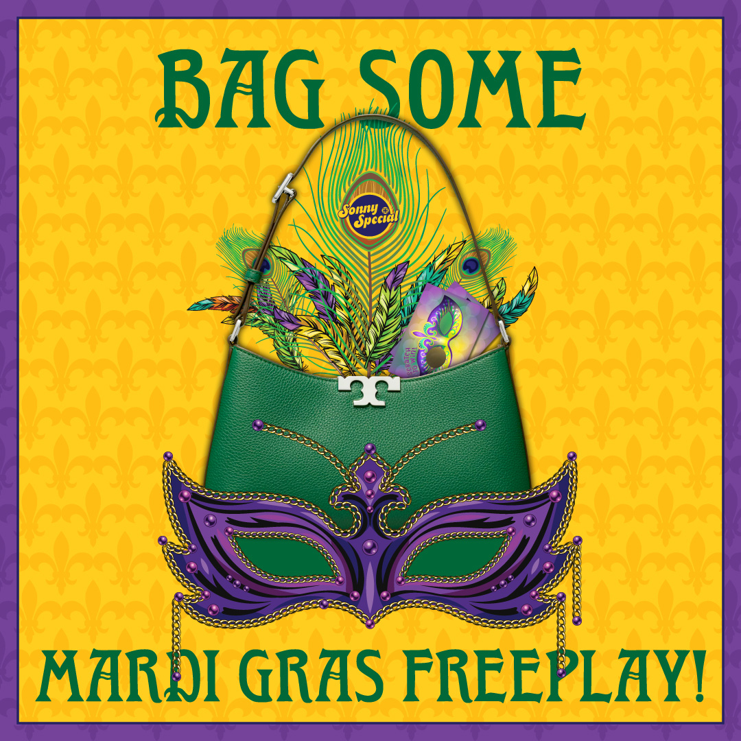 Bag Some Mardi Gras Freeplay promotion