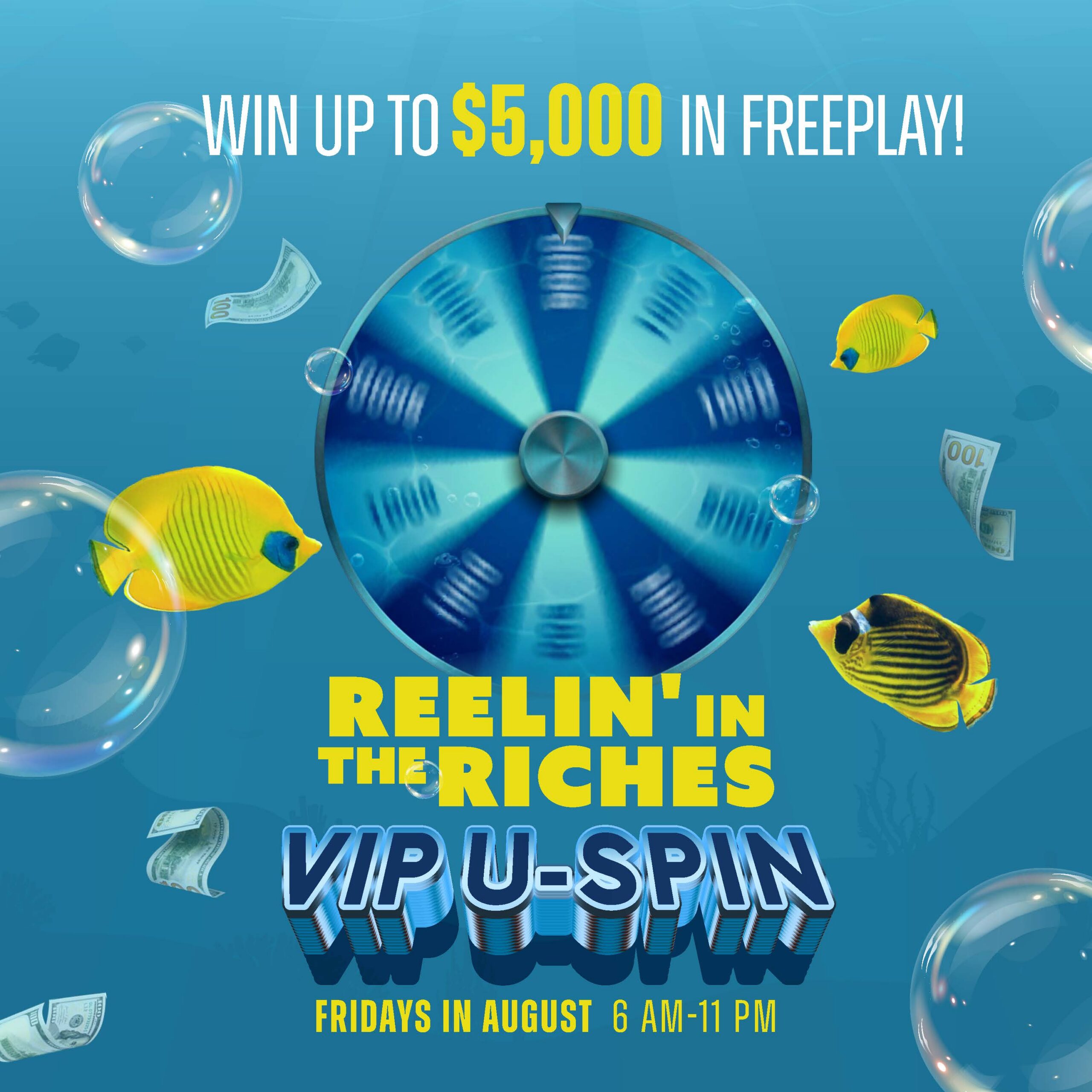 Reelin' in the Riches VIP U-Spin
